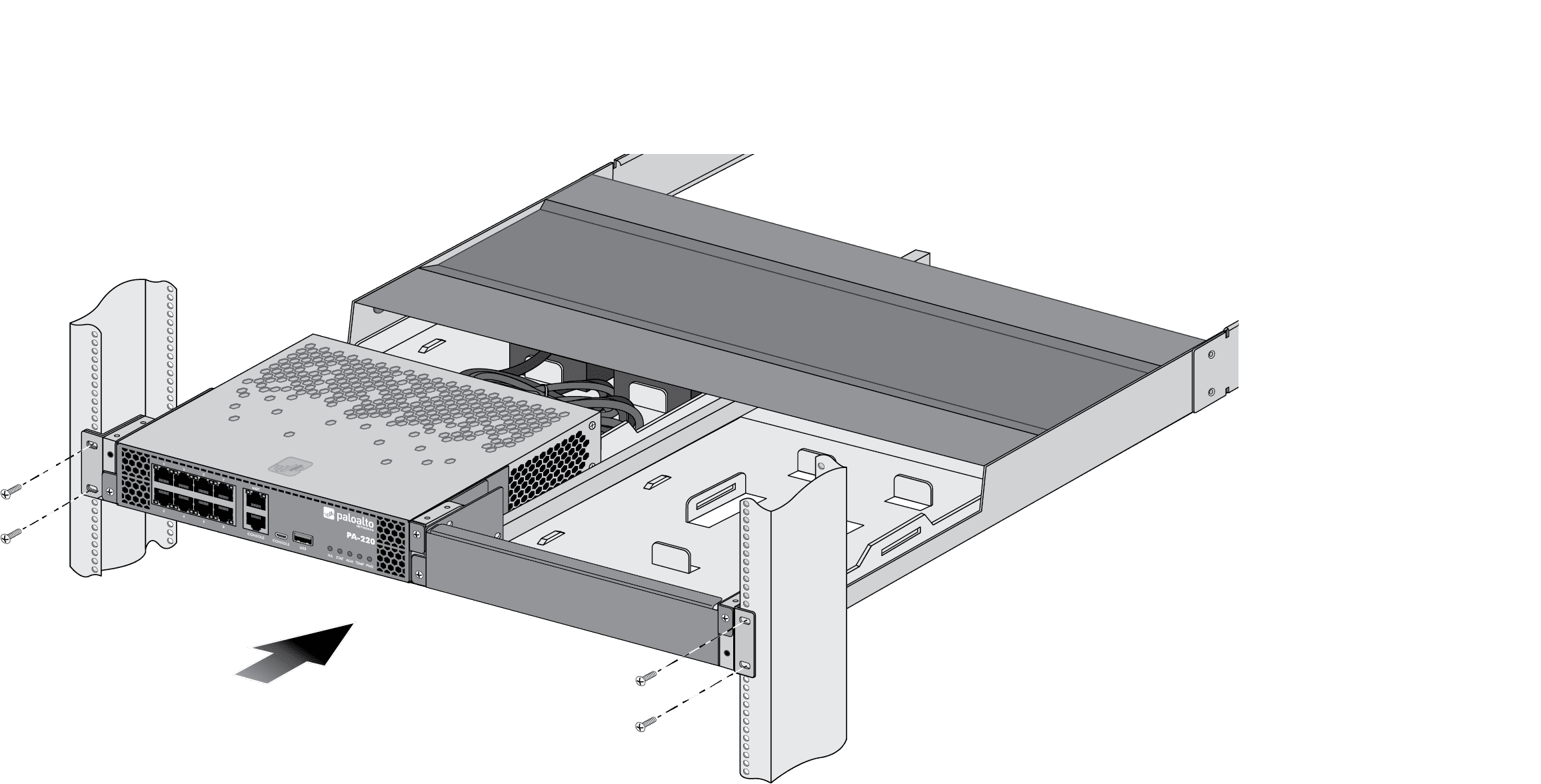 Palo Alto PAN-PA-400-POE-RACKTRAY | Palo Alto UK Sales