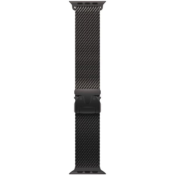 Apple 49mm Black Titanium Milanese Loop – Medium