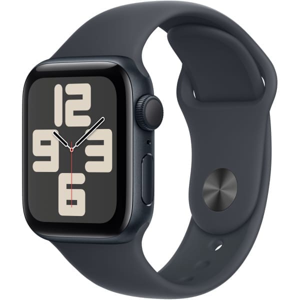 Apple Watch SE GPS 40mm Midnight Aluminium Case with Midnight Sport Band - M/L