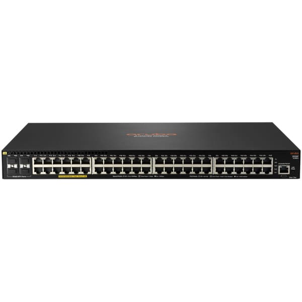 HPE Aruba Networking 2930F 48G PoE+ 4SFP+ 740W Managed L3 Gigabit Ethernet (10/100/1000) Power over Ethernet (PoE) 1U Black