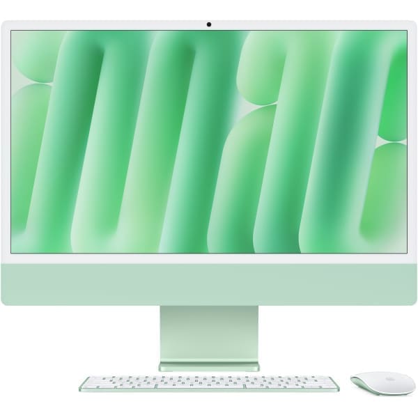 Apple iMac Apple M M4 59.7 cm (23.5″) 4480 x 2520 pixels All-in-One PC 16 GB 256 GB SSD macOS Sequoia Wi-Fi 6E (802.11ax) Green