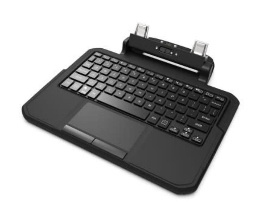 Zebra KYB-ET6X-2IN1-DE1-01 mobile device keyboard German Black