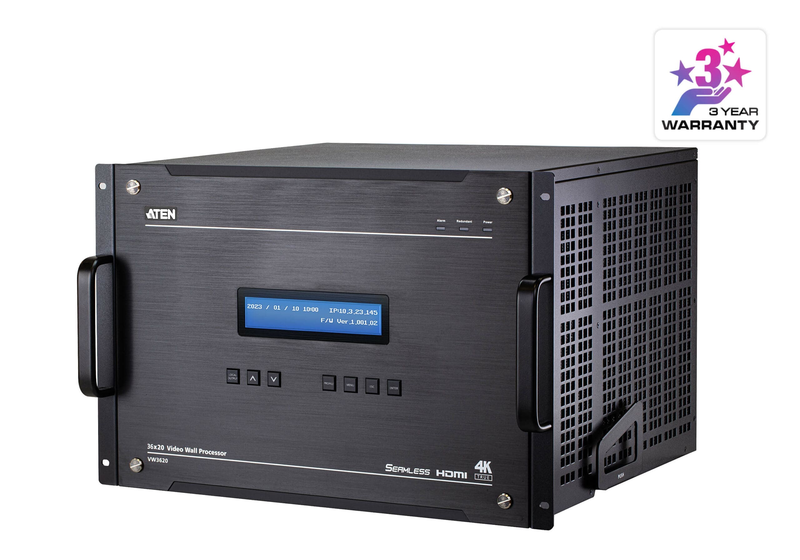 ATEN VW3620-AT-G video wall processor Black 573.4 W