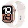 Apple Watch Series 10 GPS + Cellular 42mm Rose Gold Aluminium Case with Light Blush Sport Band - M/L