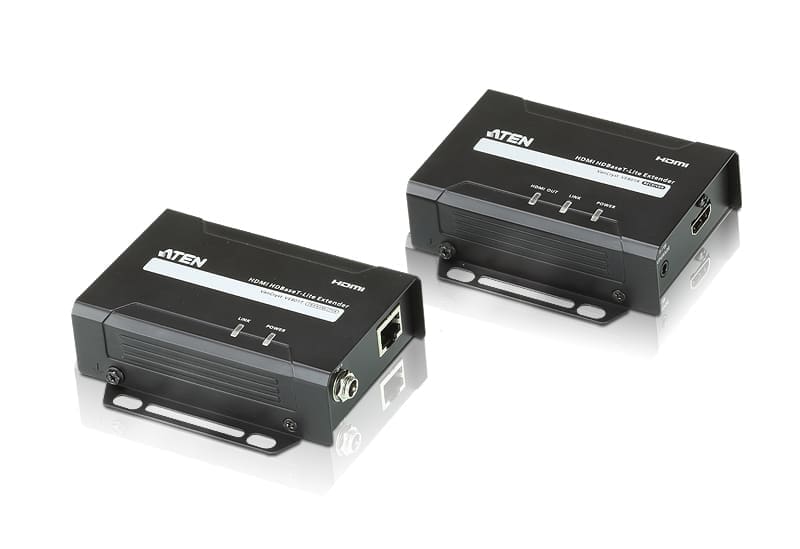 ATEN HDMI Extender (T+R) over 1 CAT5e/6 Cable (70m) ,4K / HDBaseT-Lite (Class B)