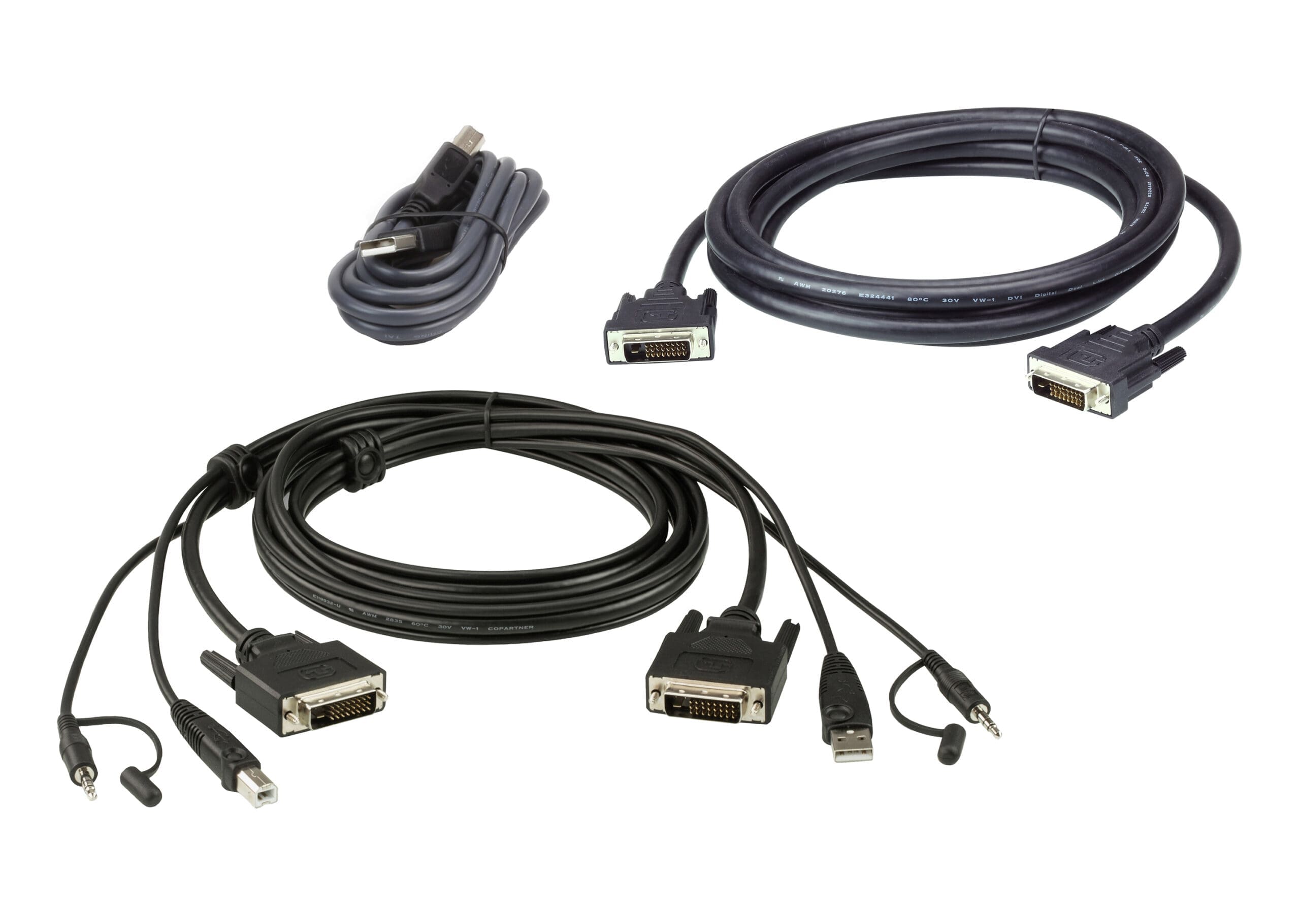 ATEN DVI-D Dual Link Dual Display Secure KVM; 1,8M USB DVI-D Dual Link Dual Display