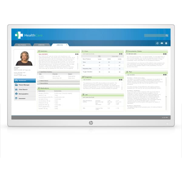 HP Healthcare Edition HC271 LED display 68.6 cm (27") 2560 x 1440 pixels Quad HD White