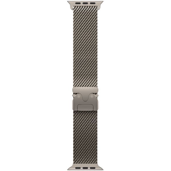 Apple 49mm Natural Titanium Milanese Loop - Medium