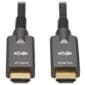 Tripp Lite P568FA-20M High-Speed Armored HDMI Fiber Active Optical Cable (AOC) - 4K @ 60 Hz, HDR, 4:4:4, M/M, Black, 20 m (65 ft.)