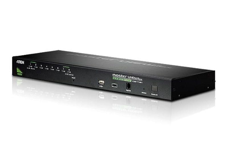 ATEN 8-Port USB - PS/2 VGA KVM Switch with USB Peripheral port