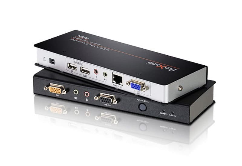 ATEN USB VGA KVM Extender with Audio, RS-232 and Deskew (300m)