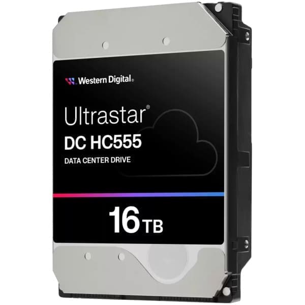 Western Digital Ultrastar DC HC555 internal hard drive 16 TB 7200 RPM 512 MB 3.5" Serial ATA III