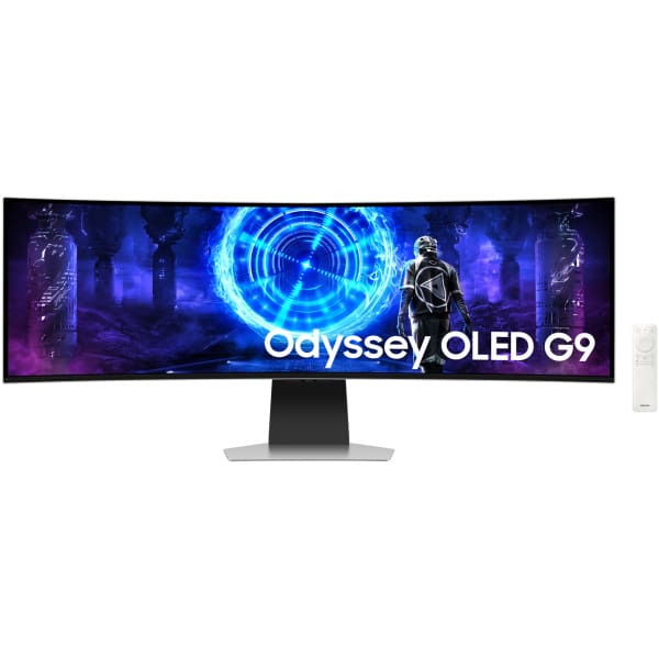Samsung S49DG954SU computer monitor 124.5 cm (49") 5120 x 1440 pixels Dual QHD OLED Silver