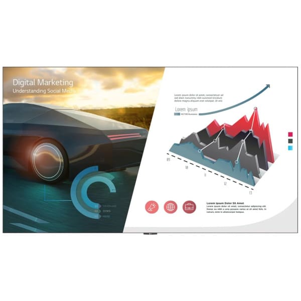 LG LAEC015 Digital signage flat panel 3.45 m (136") LED Wi-Fi 500 cd/m² Full HD Black