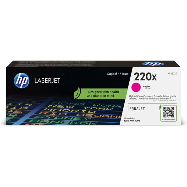 HP 220X Magenta Original LaserJet Toner Cartridge
