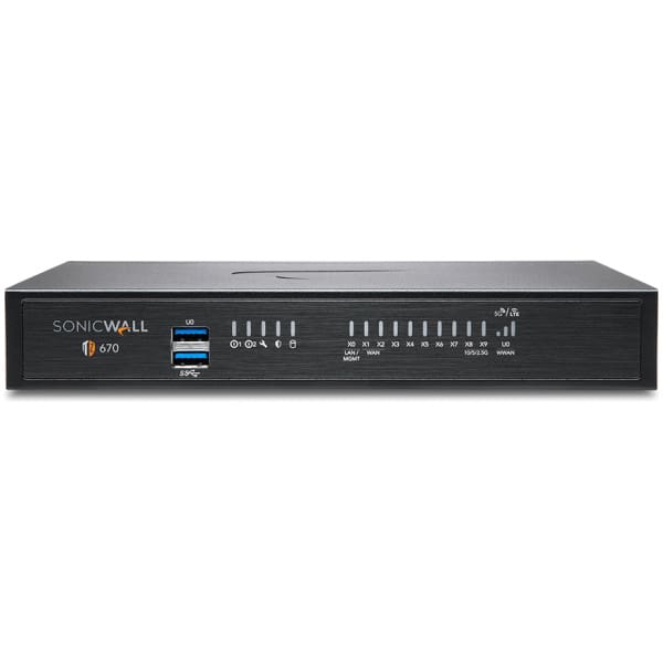 SonicWall TZ670 hardware firewall Desktop 5 Gbit/s