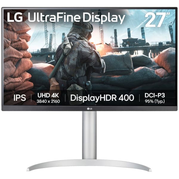 LG 27UP650K-W computer monitor 68.6 cm (27") 3840 x 2160 pixels 4K Ultra HD White