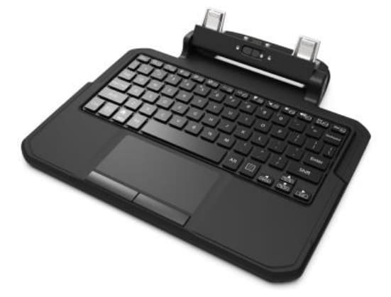 Zebra KYB-ET6X-2IN1-FR1-01 mobile device keyboard French Black