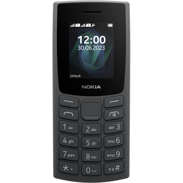 Nokia 105 4.57 cm (1.8") 78.7 g Charcoal Feature phone