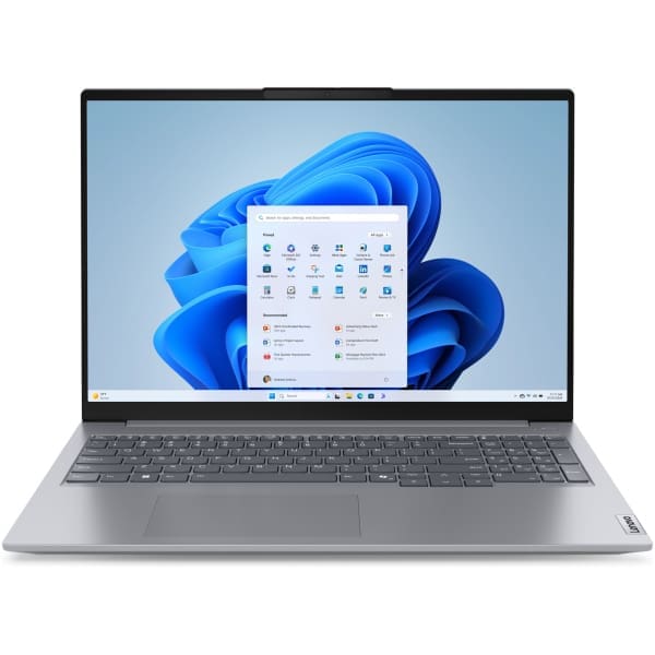 Lenovo ThinkBook 16 G7 ARP AMD Ryzen™ 5 7535HS Laptop 40.6 cm (16") WUXGA 16 GB DDR5-SDRAM 256 GB SSD Wi-Fi 6E (802.11ax) Windows 11 Pro UK English Grey