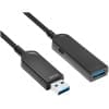 Microconnect MC-USB3.0AAF25AOP USB cable USB 3.2 Gen 2 (3.1 Gen 2) 25 m USB A Black