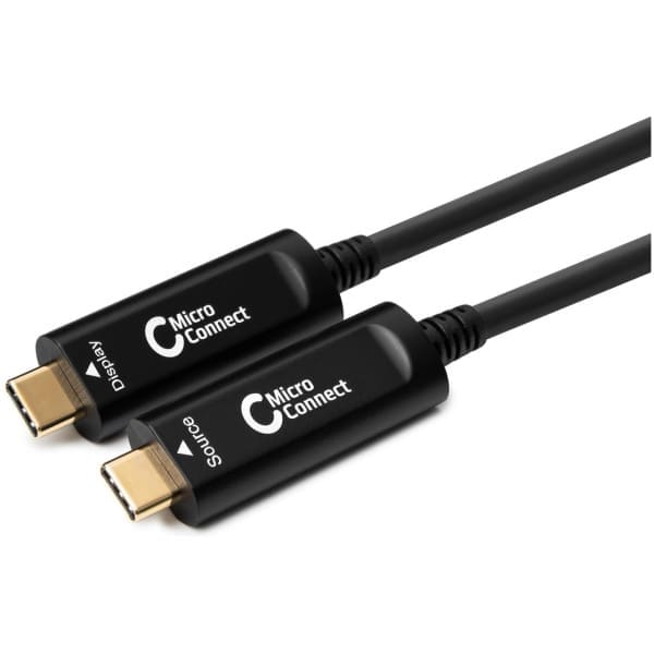 Microconnect USB3.1CC20OP USB cable USB 3.2 Gen 2 (3.1 Gen 2) 20 m USB C Black