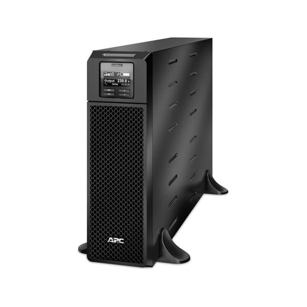 APC Smart-UPS On-Line, 5kVA, Tower, 230V, 6x C13+4x C19 IEC outlets, Network Card+SmartSlot, Extended runtime, W/O rail kit