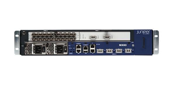 Juniper MX80-T-AC network equipment chassis 2U Black
