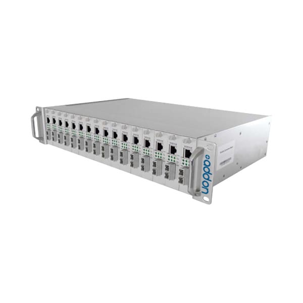 AddOn Networks ADD-MRACK-16 network media converter 1000 Mbit/s Multi-mode, Single-mode Grey
