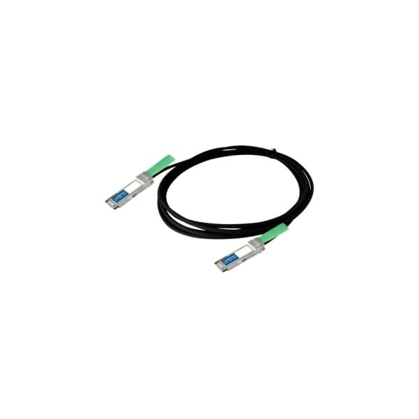 AddOn Networks QSFP+, 100m InfiniBand/fibre optic cable QSFP+ Black