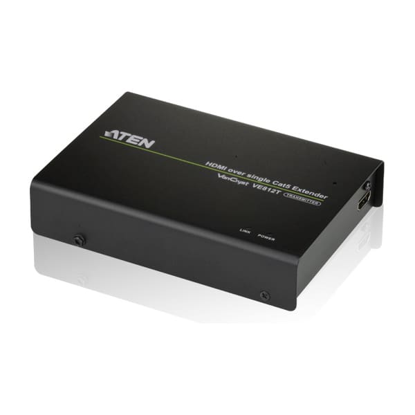 ATEN VE812T-AT-E AV extender AV transmitter Black