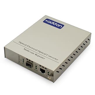 AddOn Networks ADD-MCC10GRJSFP-SK network media converter 10000 Mbit/s White