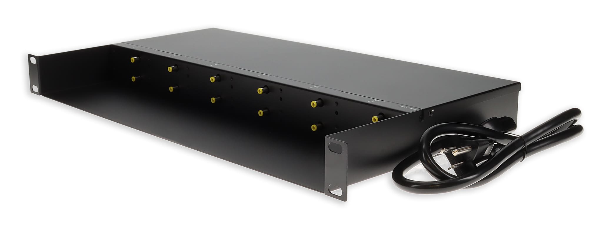 AddOn Networks ADD-MIMC-1U12S-CHASSIS-AA network equipment chassis 1U Black