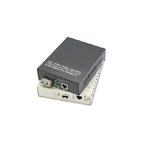 AddOn Networks 1GBS 1 RJ-45 TO 1 SFP PORT POE+ network media converter 1000 Mbit/s Multi-mode, Single-mode