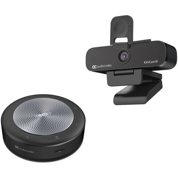 AudioCodes HD Video USB Camera and Portable USB Speaker Bundle 10