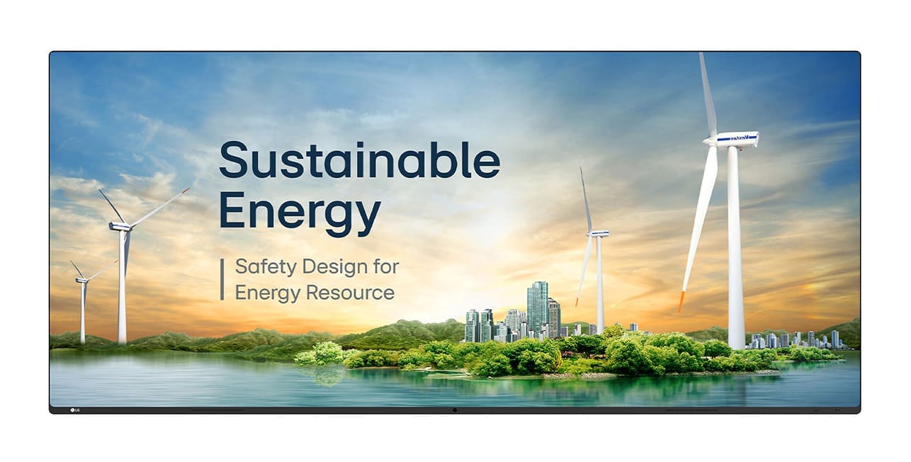 LG 105BM5N-B Digital signage flat panel 2.67 m (105") LED Wi-Fi 400 cd/m² 5K Ultra HD Black Built-in processor Android 16/7