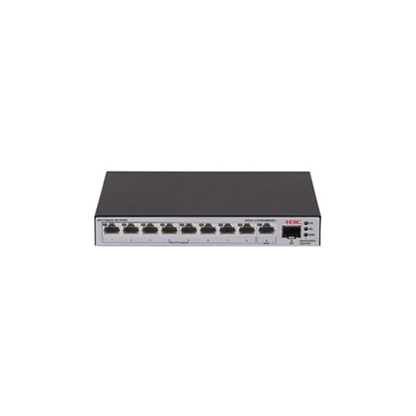 H3C LS-1600V2-10P-HPWR-GL network switch Managed Gigabit Ethernet (10/100/1000) Power over Ethernet (PoE) Grey, Black