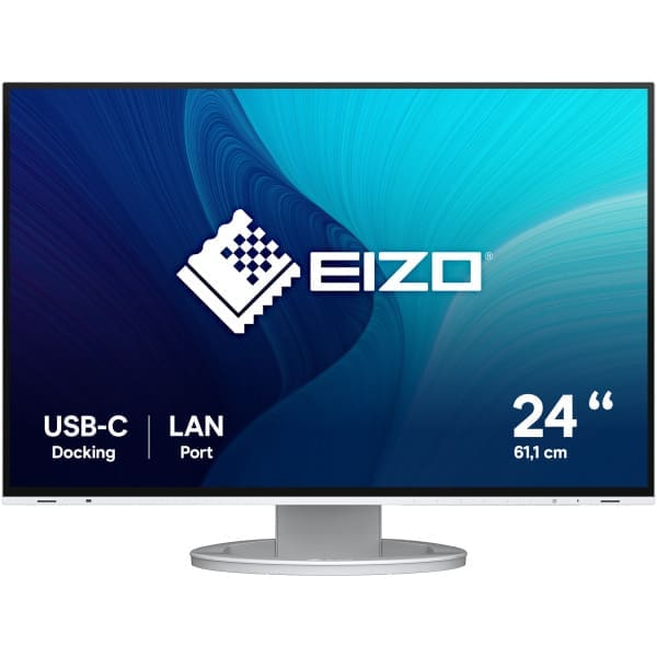 EIZO FlexScan EV2495-WT LED display 61.2 cm (24.1") 1920 x 1200 pixels WUXGA White