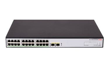 H3C LS-1600V2-26P-HPWR-GL network switch Managed Gigabit Ethernet (10/100/1000) Power over Ethernet (PoE) Grey, Black