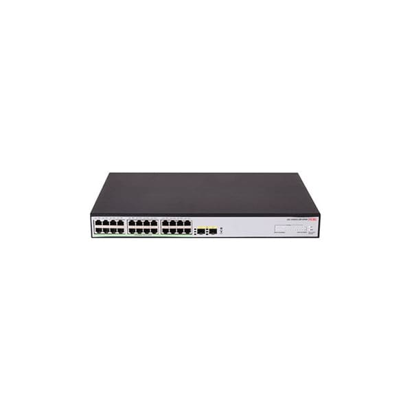 H3C LS-1600V2-26P-HPWR-GL network switch Managed Gigabit Ethernet (10/100/1000) Power over Ethernet (PoE) Grey, Black