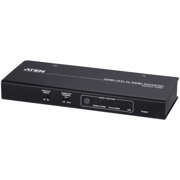 ATEN VC881-AT-E AV extender AV repeater Black