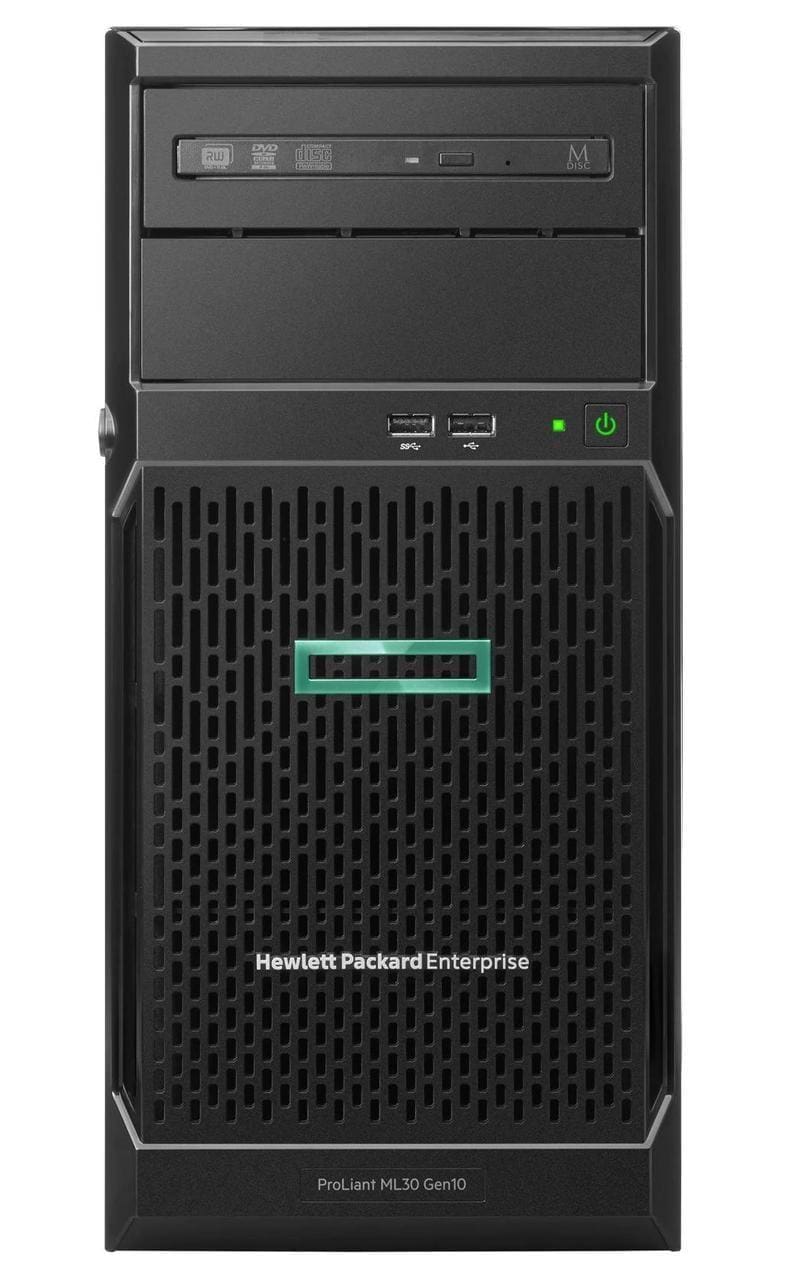 HPE ProLiant ML30 Gen10 server 0 GB Tower (4U) Intel Xeon E E-2224 3.4 GHz 16 GB DDR4-SDRAM 350 W