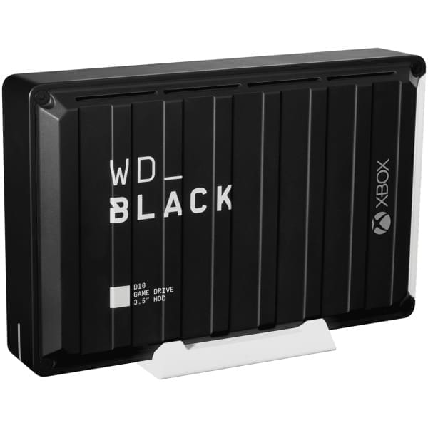 Western Digital D10 external hard drive 12 TB 7200 RPM 3.2 Gen 2 (3.1 Gen 2) Black