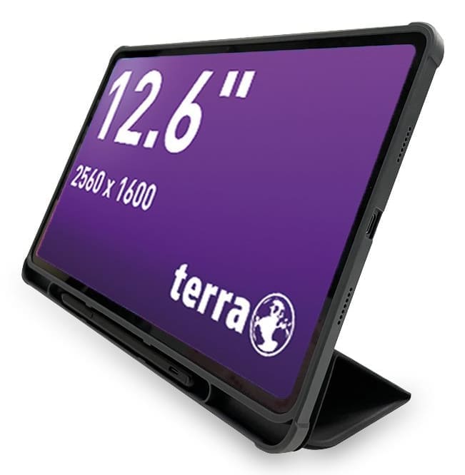 TERRA PAD 1201 4G Mediatek LTE 256 GB 32 cm (12.6") 8 GB Wi-Fi 5 (802.11ac) Android 14 Anthracite