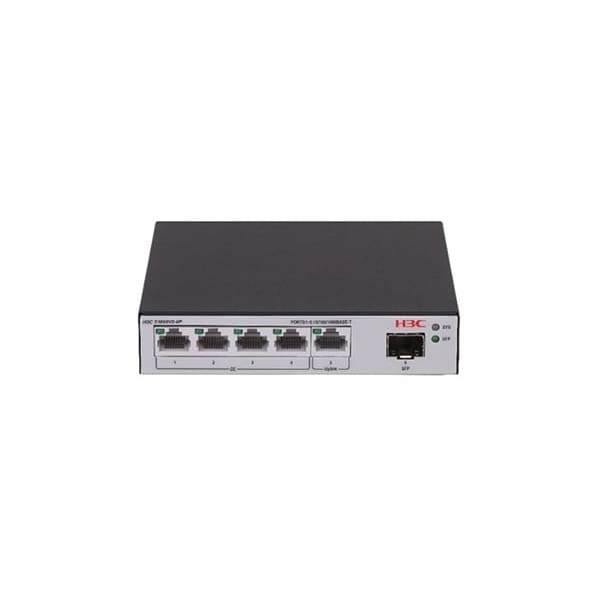 H3C LS-1600V2-6P-GL network switch Managed L2 Gigabit Ethernet (10/100/1000) Black, Grey