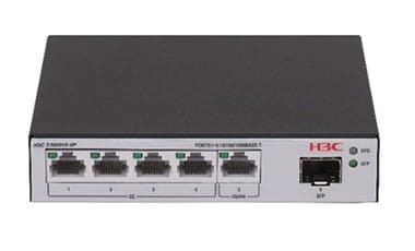 H3C LS-1600V2-6P-GL network switch Managed L2 Gigabit Ethernet (10/100/1000) Black, Grey