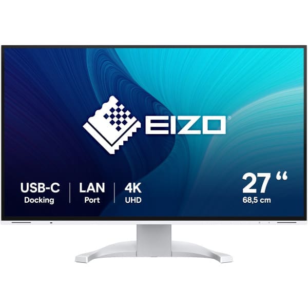 EIZO FlexScan EV2740X-WT LED display 68.6 cm (27") 3840 x 2160 pixels 4K Ultra HD LCD White
