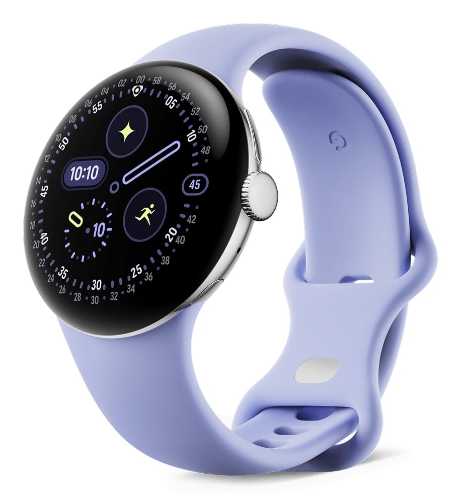 Google Pixel Watch 4 AMOLED 41 mm Digital Touchscreen Silver Wi-Fi GPS (satellite)