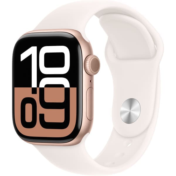 Apple Watch Series 10 (Demo) GPS 42mm Rose Gold Aluminium Case with Light Blush Sport Band - S/M