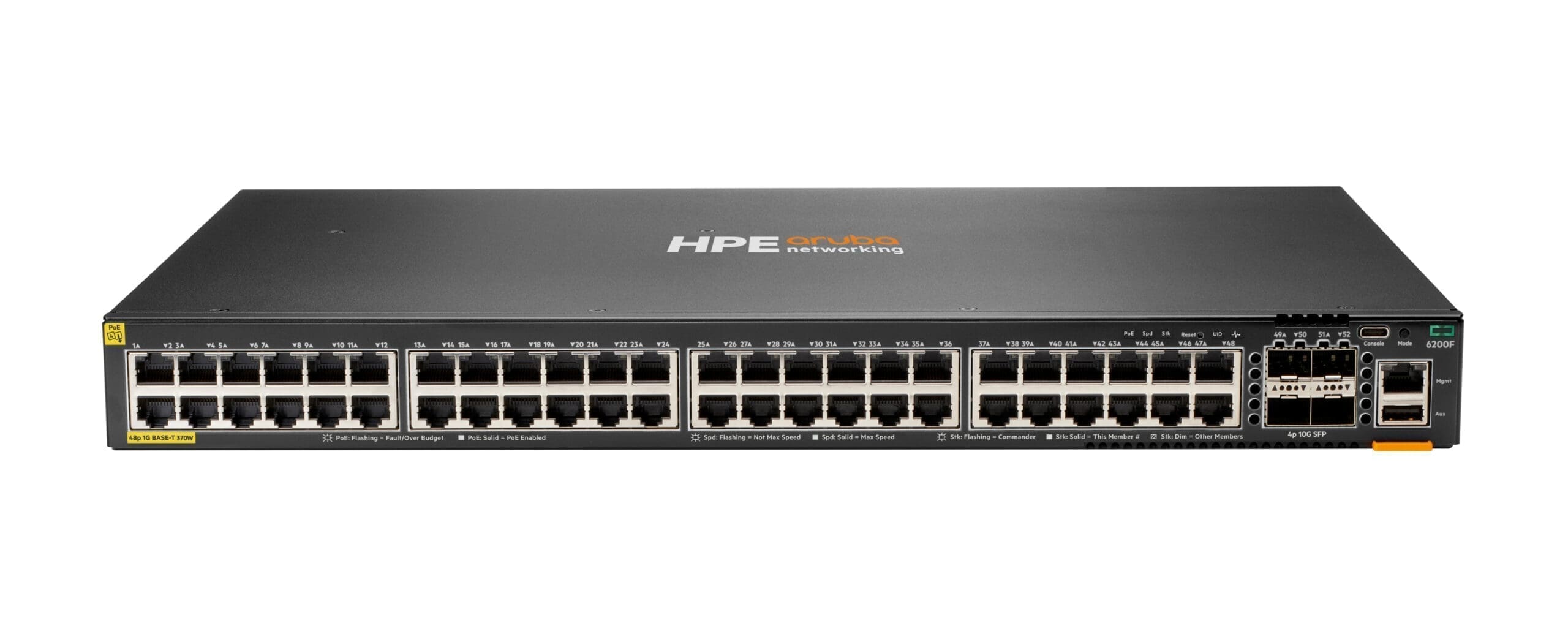 HPE Aruba Networking CX 6200F 48G 4SFP+ Switch